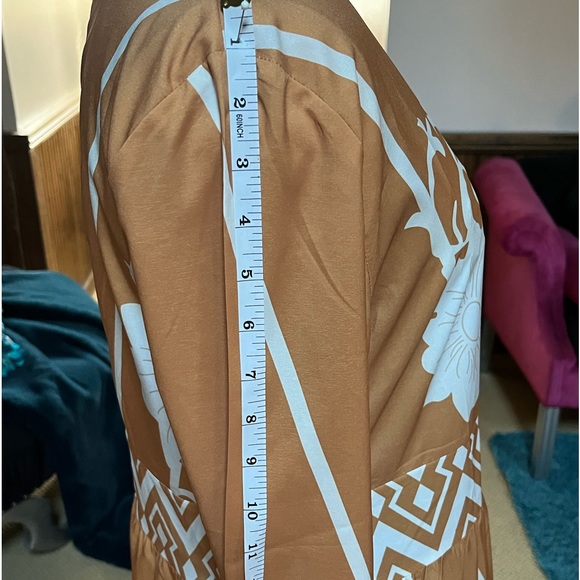 Maxi dress W Crew Collar. - Picture 6 of 13